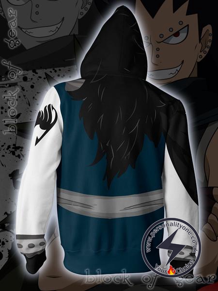 Fairy Tail Gajeel Zip Up Hoodie Jacket